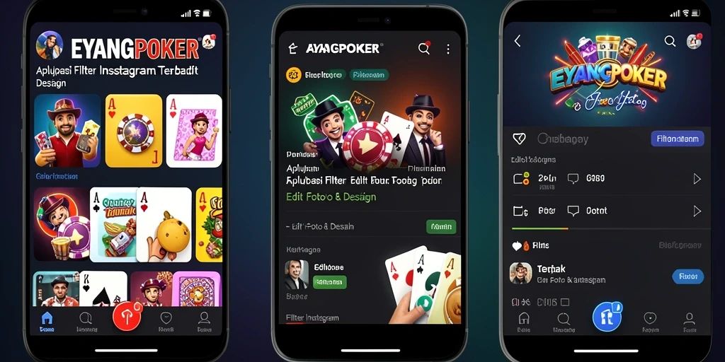 Antarmuka aplikasi EYANGPOKER yang intuitif dan mudah digunakan.