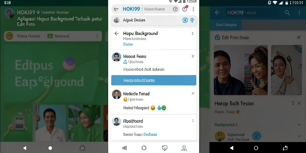 Tampilan antarmuka HOKI99 saat menghapus background dengan mudah.