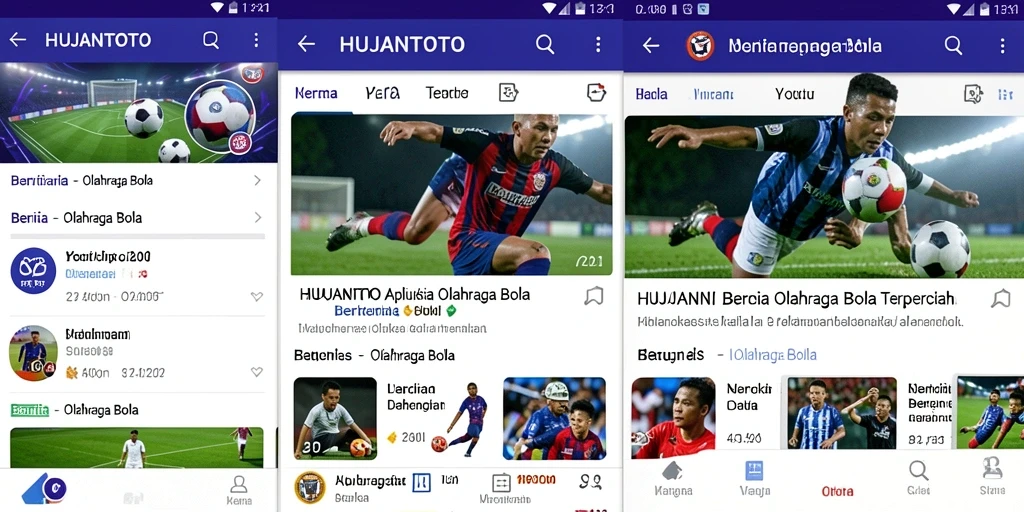 Antarmuka aplikasi HUJANTOTO yang modern dan informatif.