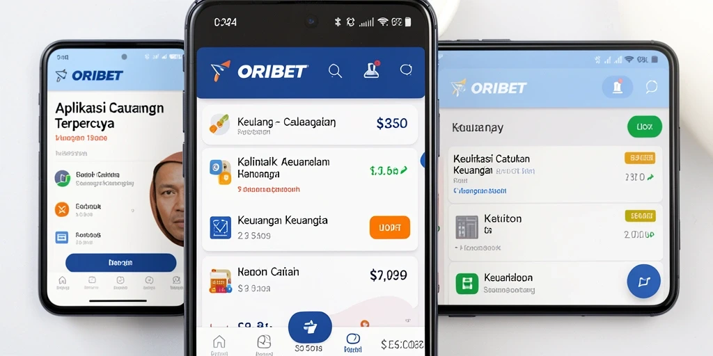 Antarmuka ORIBET yang intuitif untuk catatan keuangan.