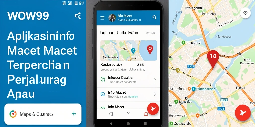 Antarmuka WOW99 yang menampilkan informasi lalu lintas secara real-time.
